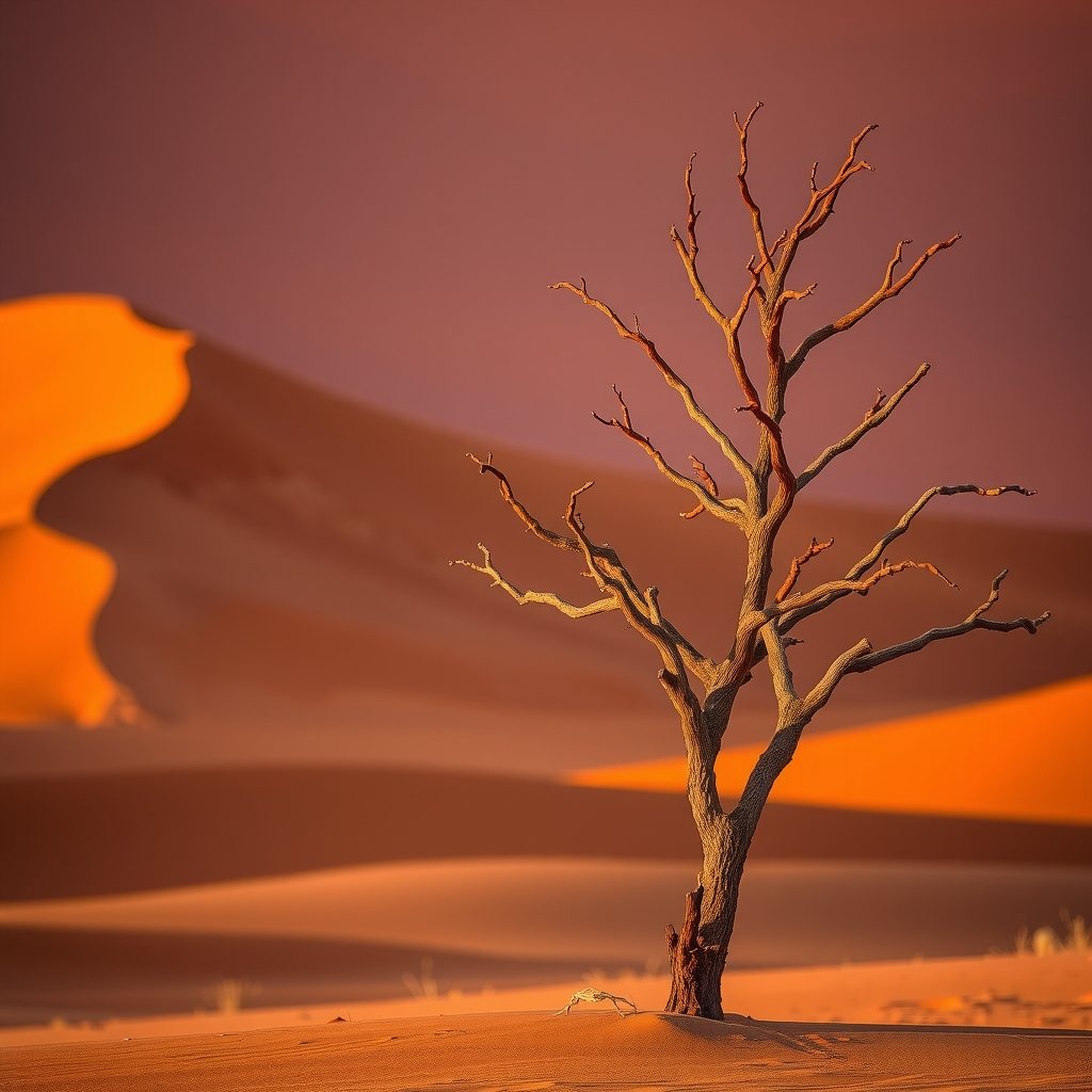 Deadvlei, Namibia. Trees nine centuries old, still standing.
