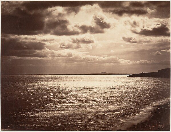 Mediterranean Sea - Sète, Gustave Le Gray, 1857. The Met, public domain.