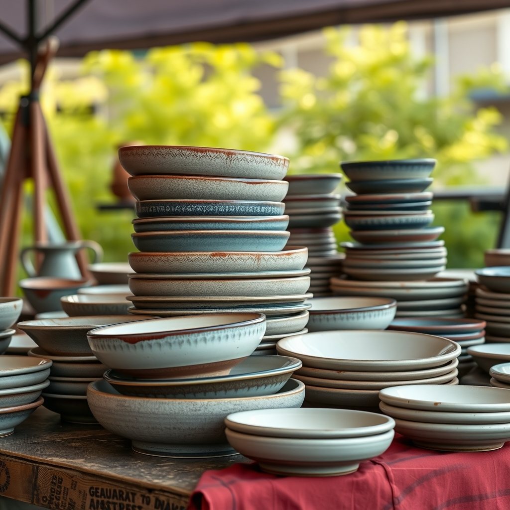 Saturday market, everything packed in 20 minutes.