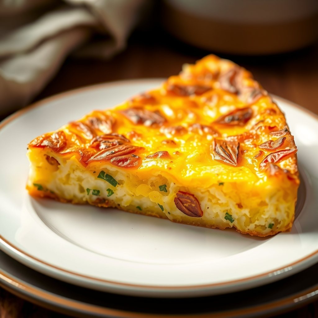 Tortilla jugosa. Con cebolla, siempre.