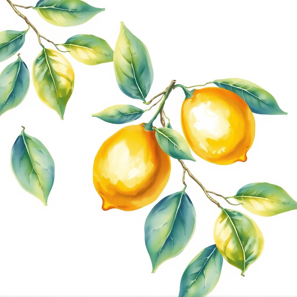 Citrons de Menton, étude rapide.