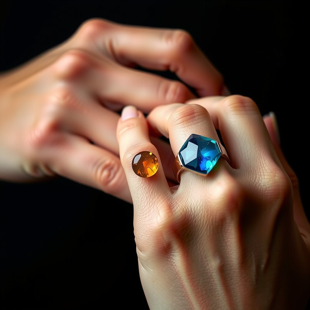 Liquid metal jewellery concept.