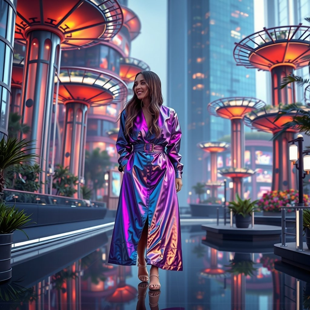 Walk through Neo-Lumen, a city that does not exist (yet).