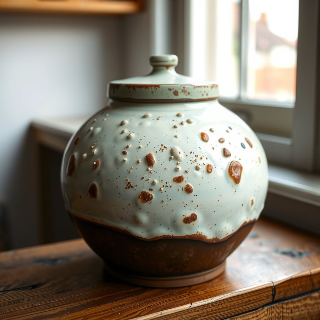 Not every firing works. This glaze crawled. I am keeping it anyway.