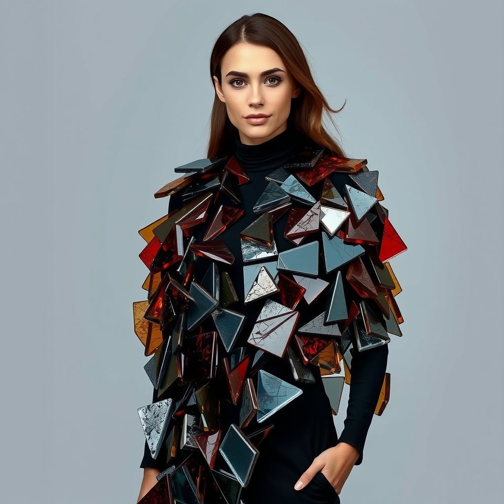 Glass cape study.